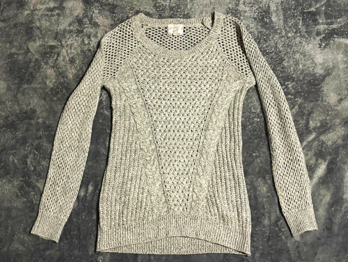 Mossimo gray cable knit - mossimo,